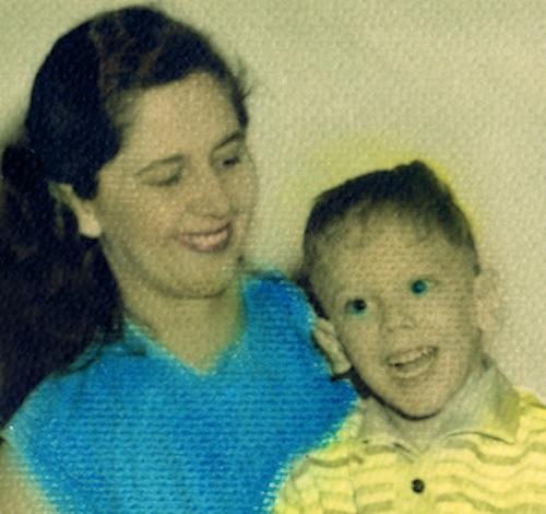Matt Famiglietti and his mom